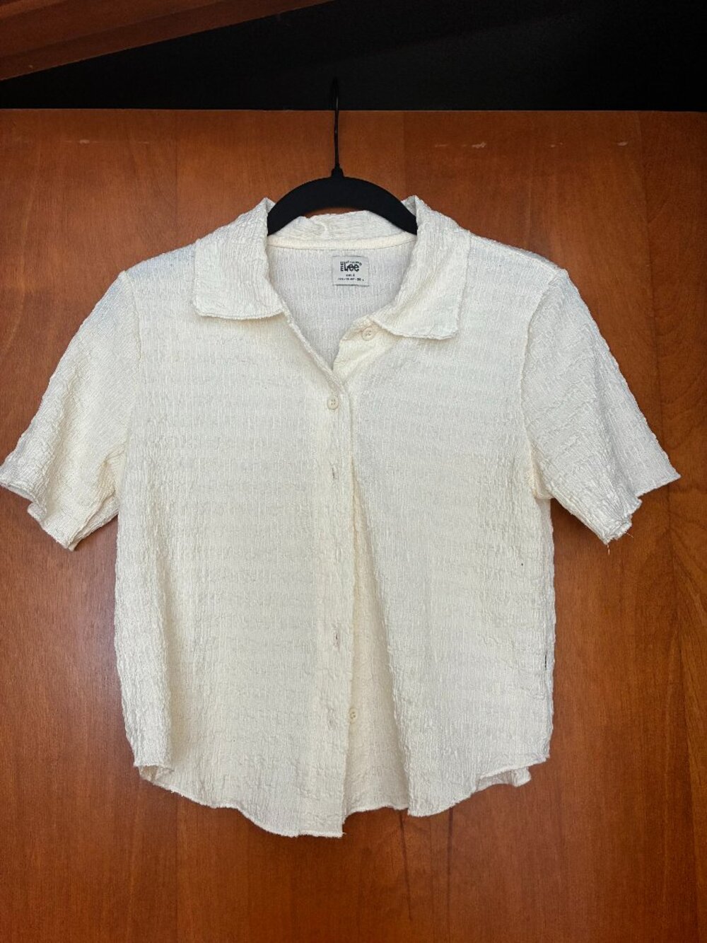 Cropped button down